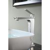 Anzzi Saunter Single-Handle Vessel Bathroom Faucet in Brushed Nickel L-AZ121BN